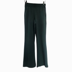 Universal Standard Womens Bootcut Flare Ponte Pull On Pants Green Size 3XS (2-4)